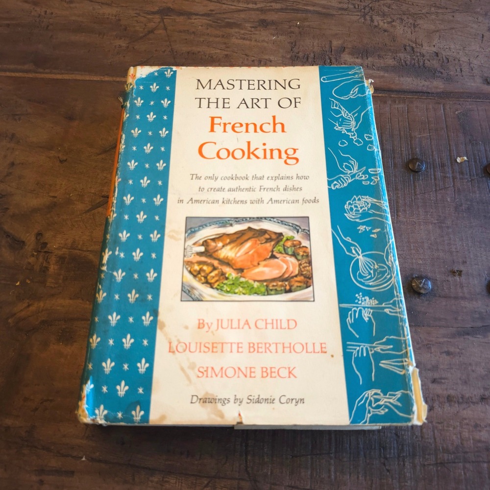 Mastering the Art of French Cooking Julia Child 1966 Hardcover Cook Book 60s